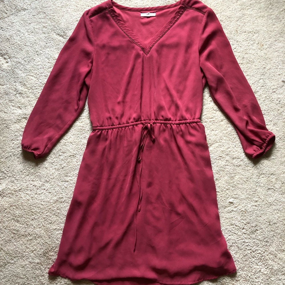 Pink Flowy Dress